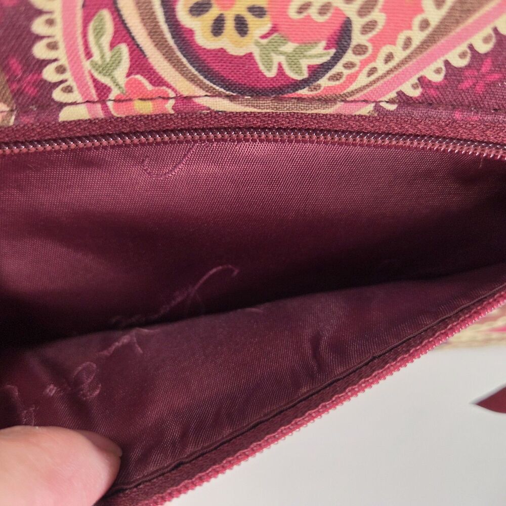Vera Bradley Picadilly Plum Travel Organizer Wallet - Picture 3 of 8